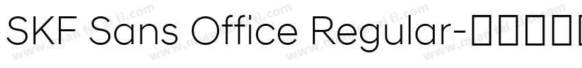SKF Sans Office Regular字体转换